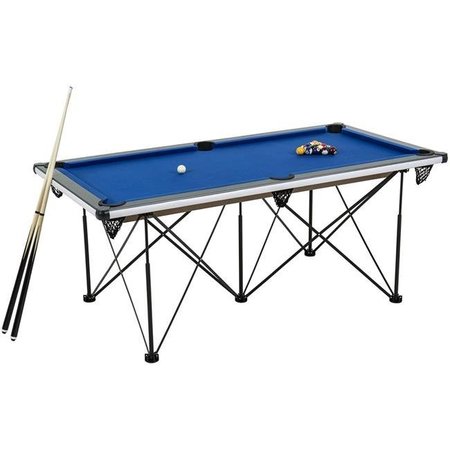 TRIUMPH Triumph 45-6051W 72 in. Portable Pop Up Folding Pool & Billiard Table with Folding Legs 45-6051W